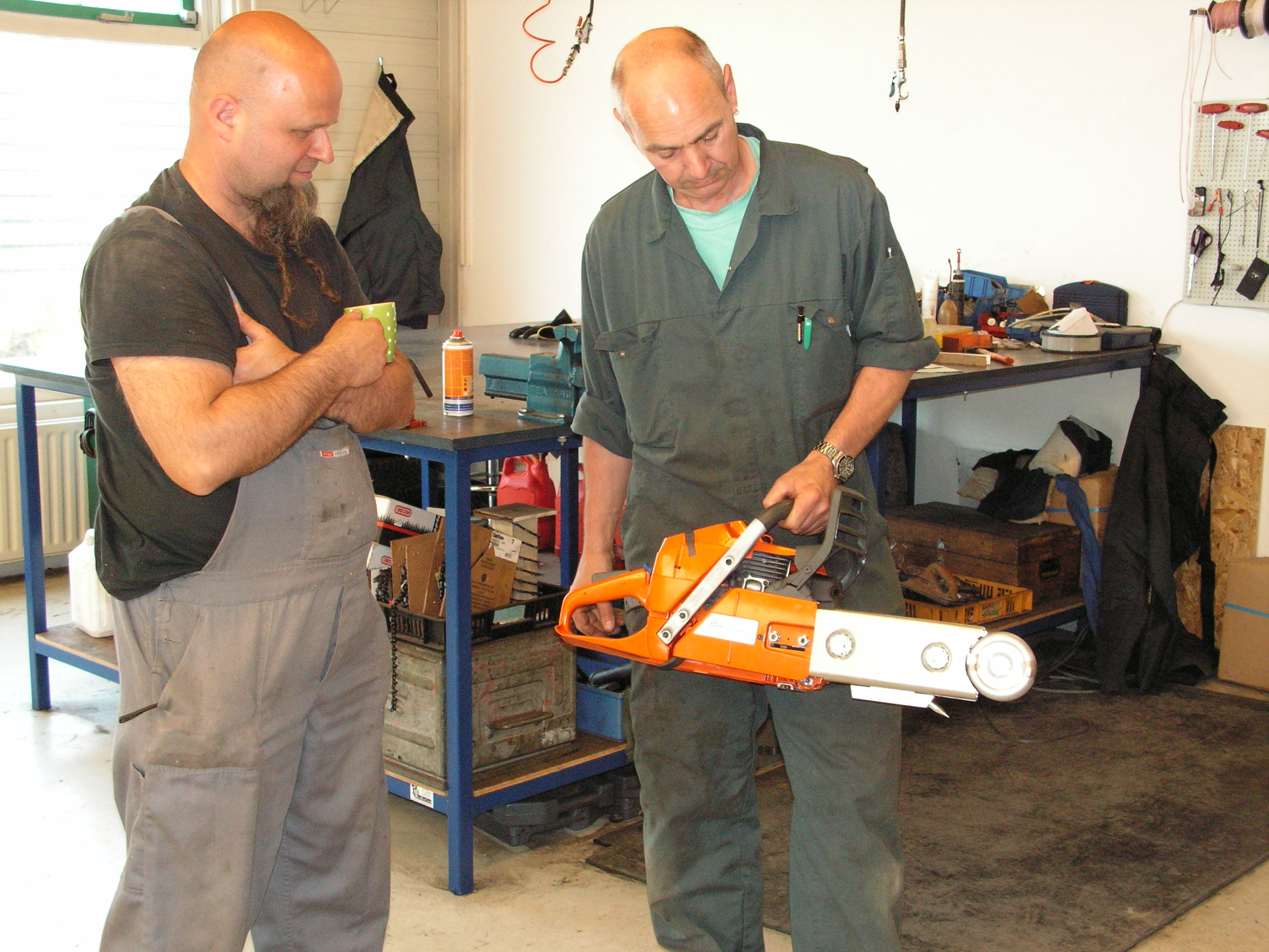 Husqvarna 372XP met Troghohler Husqvarna 372XP met Troghohler