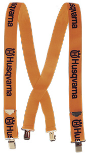 Husqvarna bretels, metalen clips