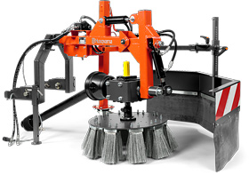 aanbouw onkruidborstel