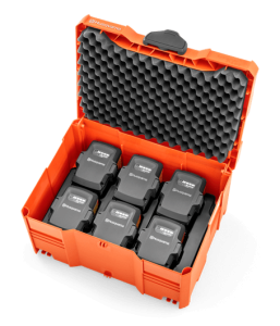 Opbergbox met inleg voor accu's