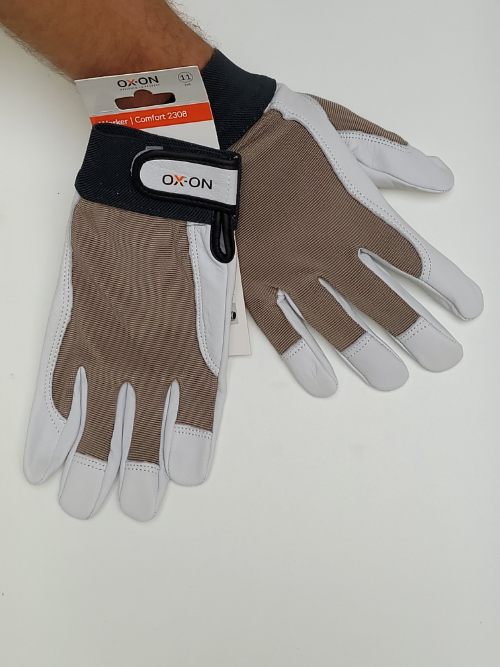 Werkhandschoenen leder