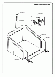 Grasvangbak voor handkooimaaiers 